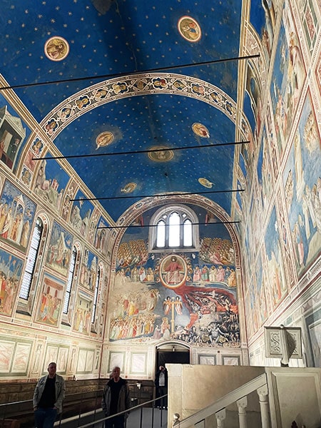世界遺産パドヴァのスクローヴェニ礼拝堂