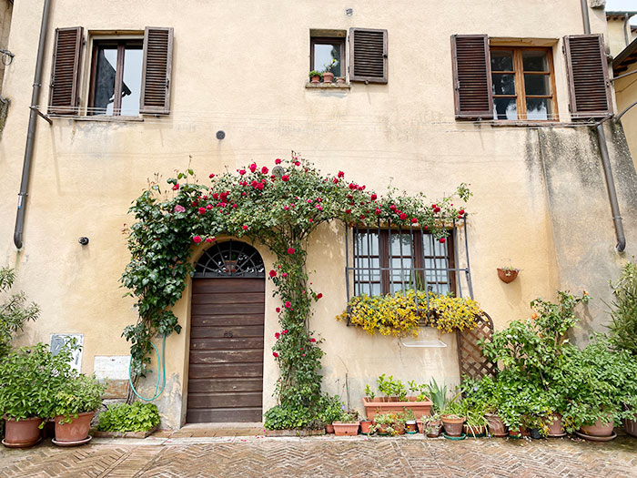 モンテプルチャーノの美しい家