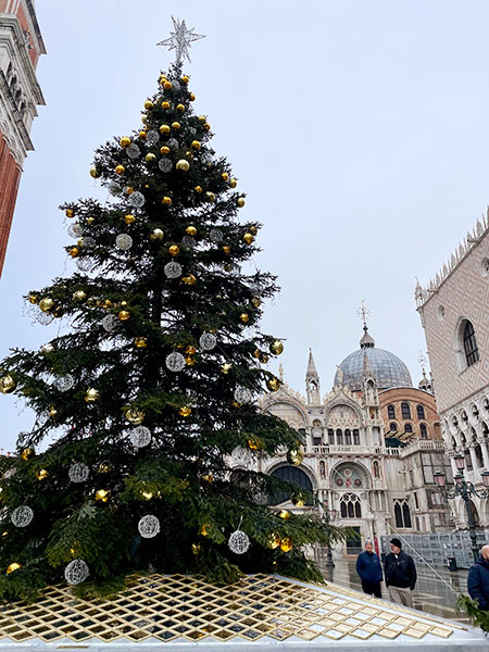 ヴェネツィアのクリスマスツリー