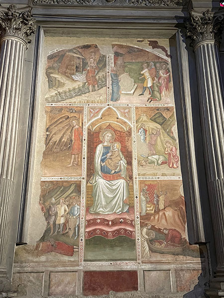 アレッツォのドゥオモ・フレスコ画14世紀