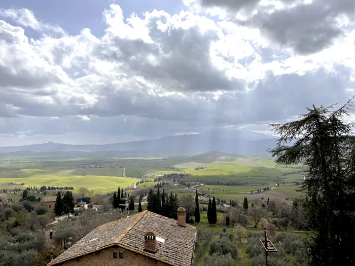 ピエンツァからの風景